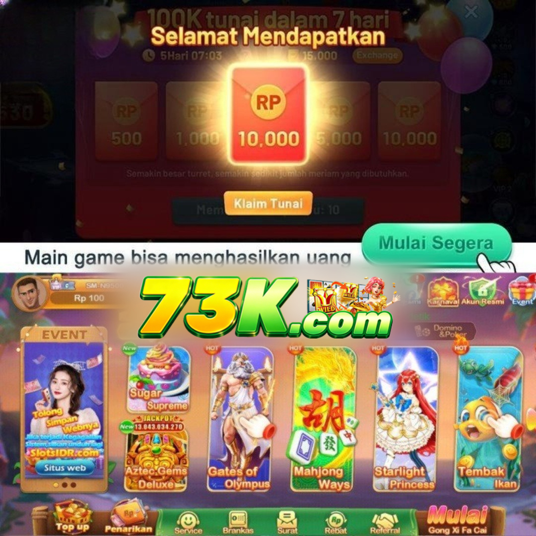 73K - Indonesia Jadi Pilihan untuk Menjelajahi Tema Slot Online Berbeda