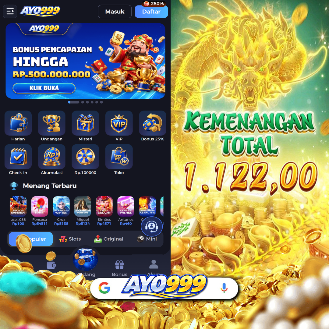 AYO999 - Platform Slot Online dengan Pengalaman Bermain Terbaik