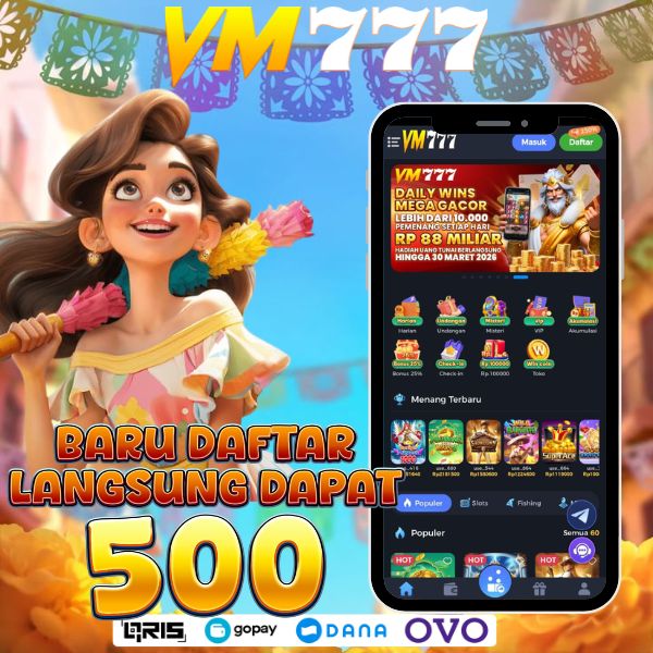 VM777 - Dowdload & Install Aplikasi Slot Asli Minimal Bet 400 Perak